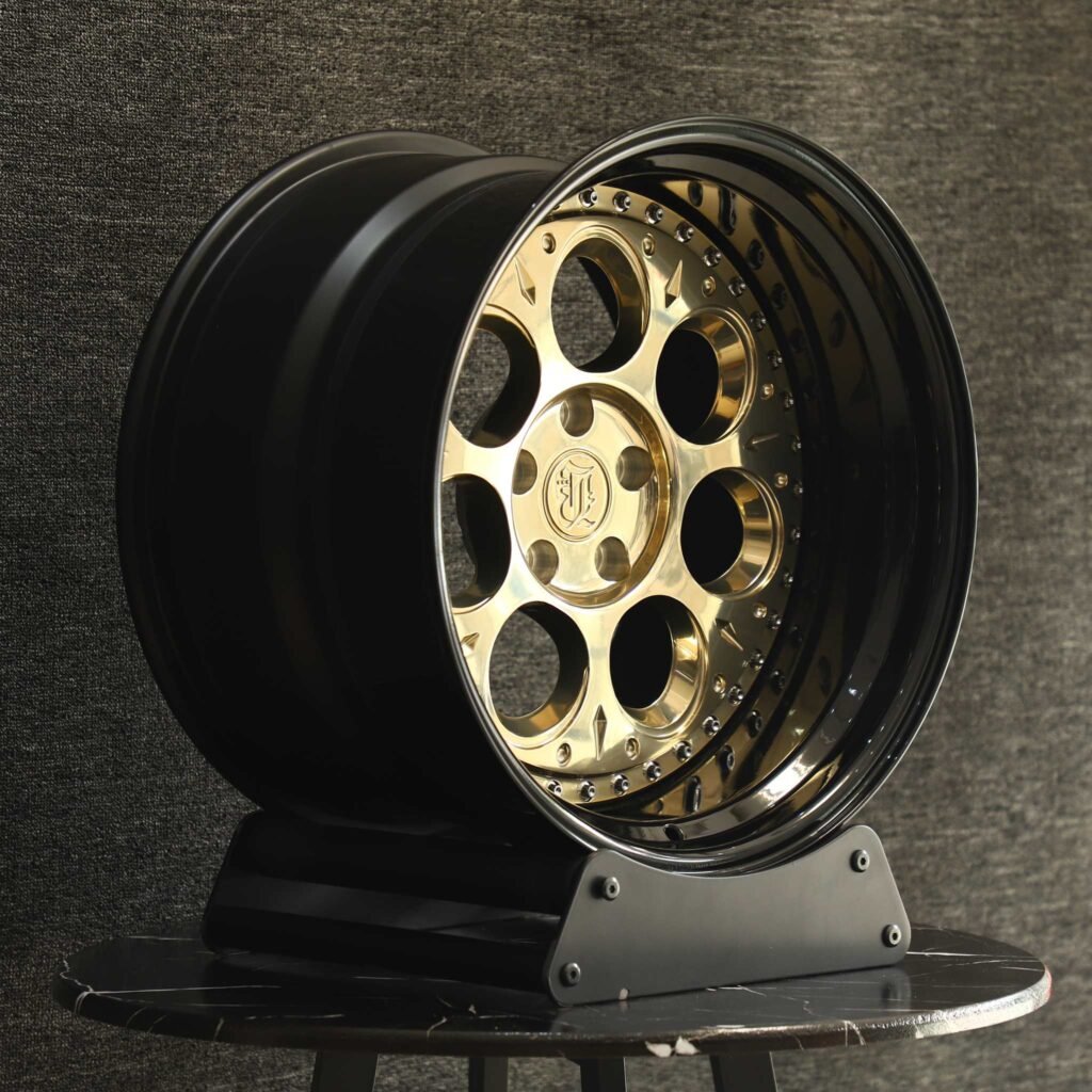 Custom Finish 2-Piece Deep Lip Forged Wheels - Audi A6 / BMW 5 Series Fitment (5-Lug) view 3