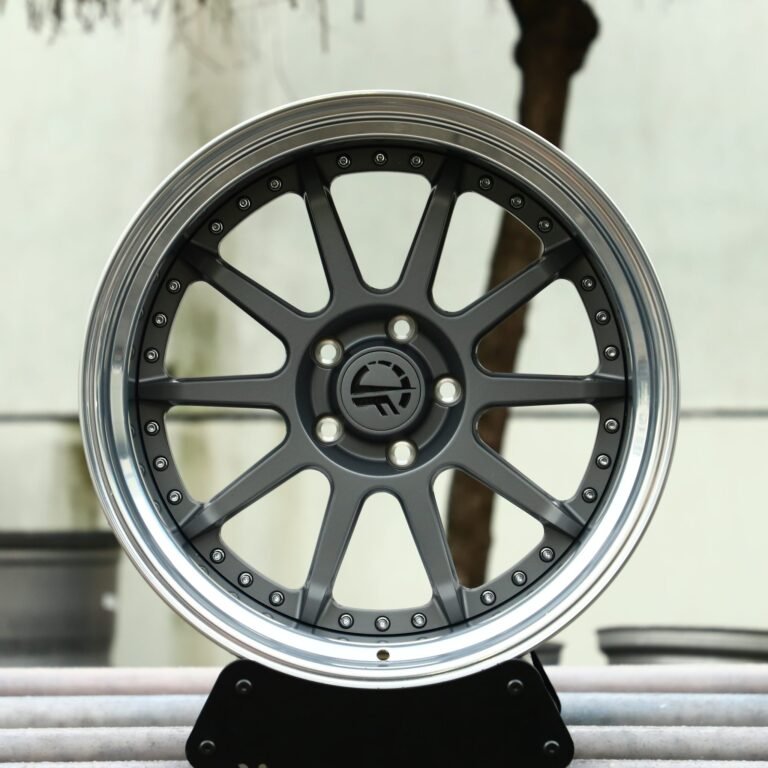 Audi A6 wheels – Custom Finish 2-Piece Deep Lip, front view