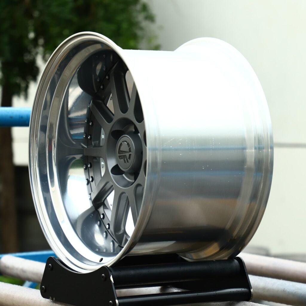 5x112 wheels – Custom Finish 2-Piece Deep Lip, side view