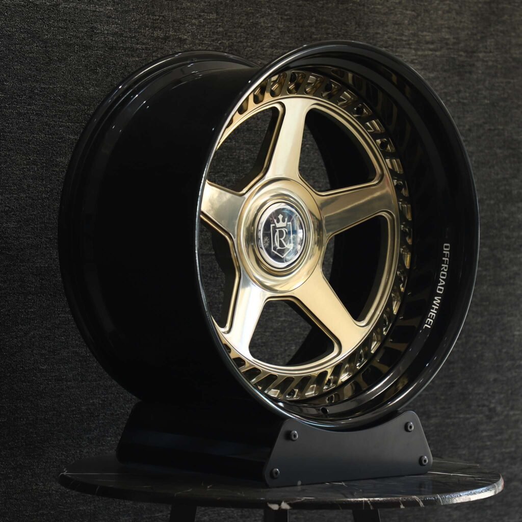 Custom Finish 2-Piece Forged Wheels - Audi A6 / BMW 5 Series Fitment (5-Lug) view 3