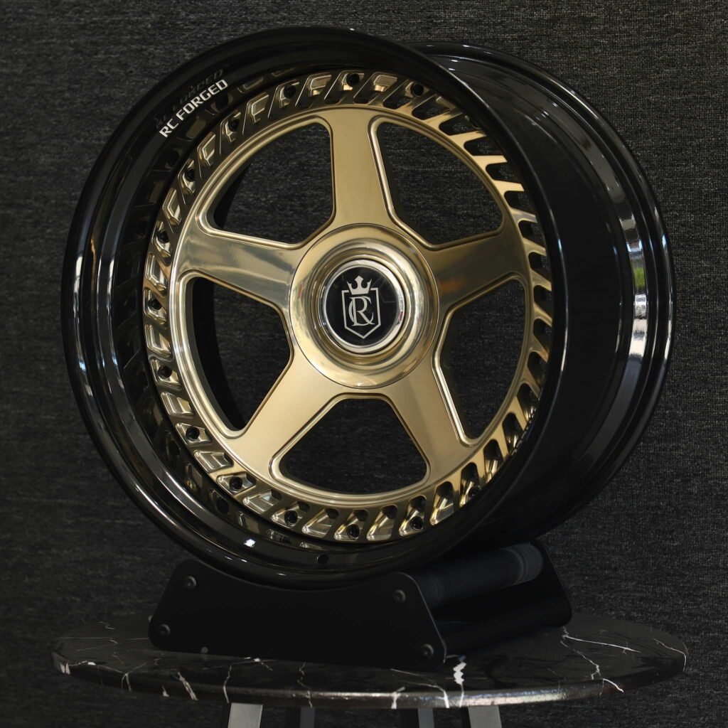 Custom Finish 2-Piece Forged Wheels - Audi A6 / BMW 5 Series Fitment (5-Lug) view 4