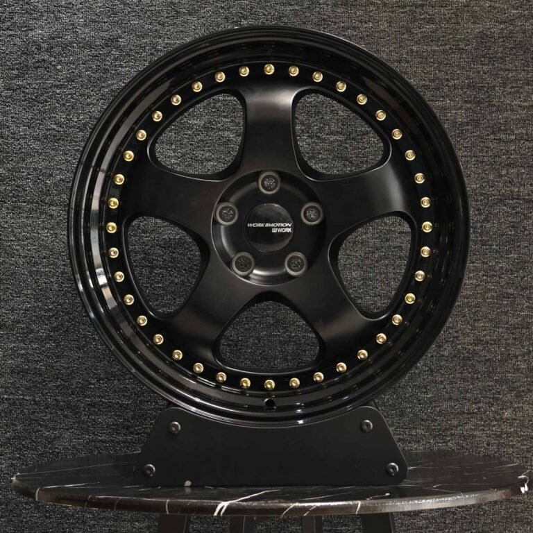 Audi A6 wheels – Custom Finish 2-Piece Riveted, front view