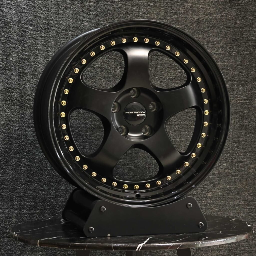 Custom Finish 2-Piece Riveted Forged Wheels - Audi A6 / BMW 5 Series Fitment (5-Lug) view 2