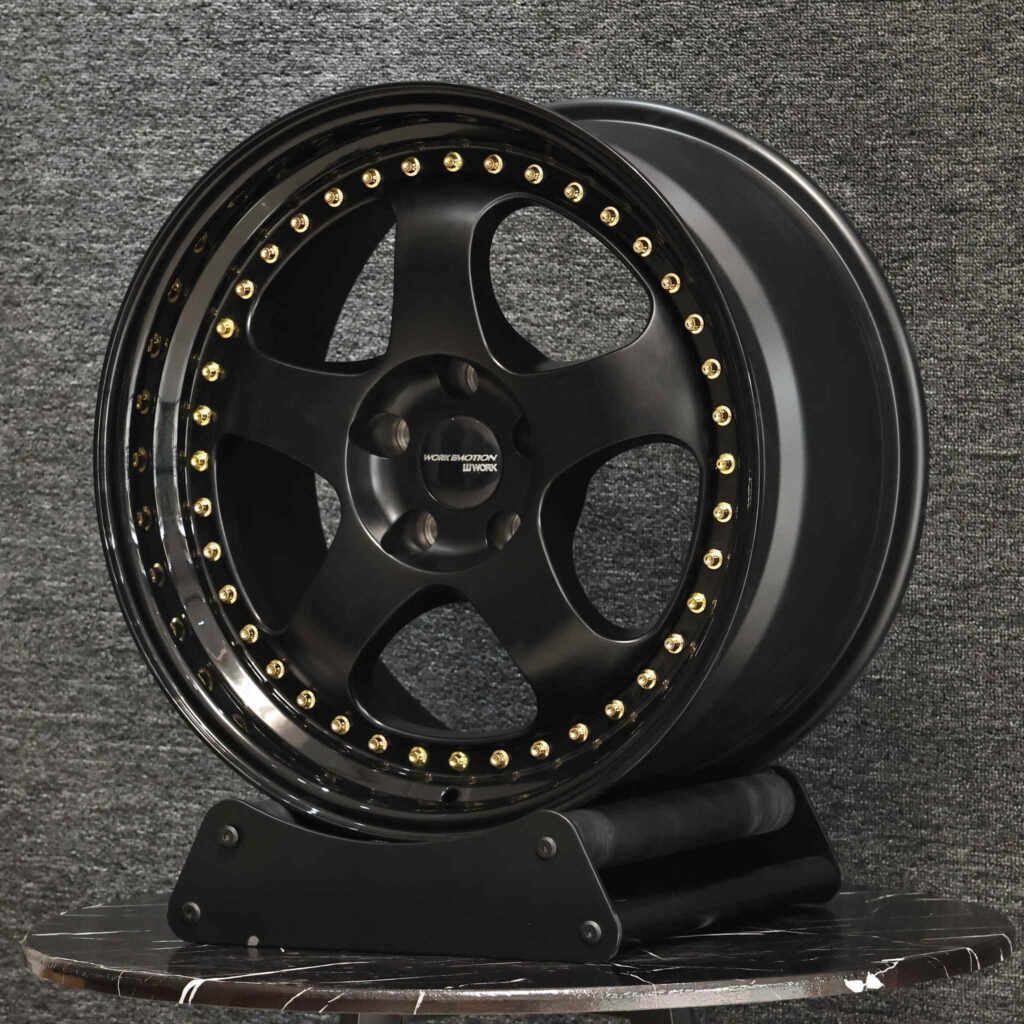 Custom Finish 2-Piece Riveted Forged Wheels - Audi A6 / BMW 5 Series Fitment (5-Lug) view 4