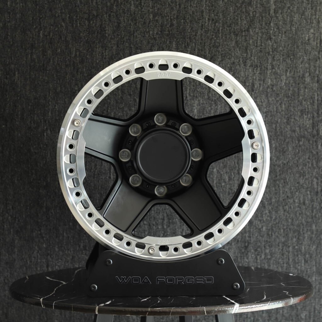 Custom Finish 5-Spoke Beadlock Forged Wheels - Ram 2500 / Chevrolet Silverado 2500HD Fitment (8-Lug) Off-Road forged wheel