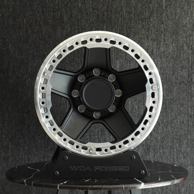 Ram 2500 wheels – Custom Finish 5-Spoke, front view