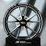 Ford Mustang / Chevrolet Corvette Drag Racing Beadlock Forged Wheels – Custom Finish 5-Spoke Mirror Milled – Design 3