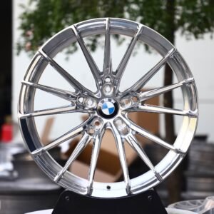 BMW M2 G87 / M3 G80 Forged Wheels – Silver 5 W-Spoke Mirror Polished