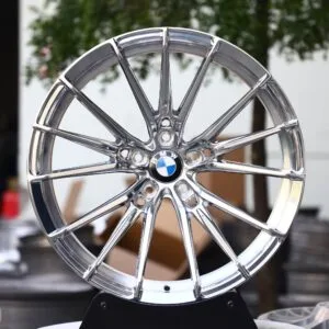 BMW M2 G87 / M3 G80 Forged Wheels – Silver 5 W-Spoke Mirror Polished