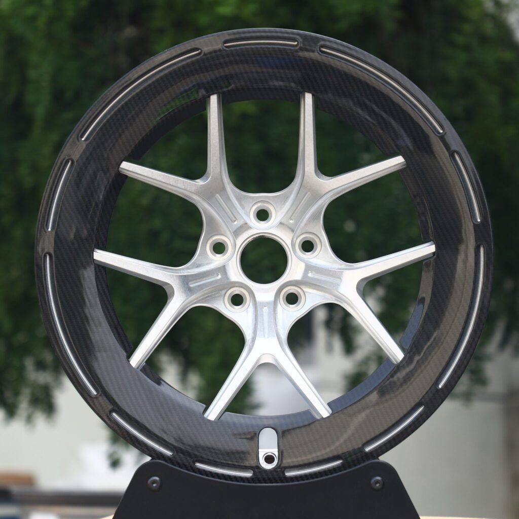 Custom Finish 5 Y-Spoke Carbon Fibre Forged Wheels – Porsche 911 / BMW M3 Fitment (5-Lug)