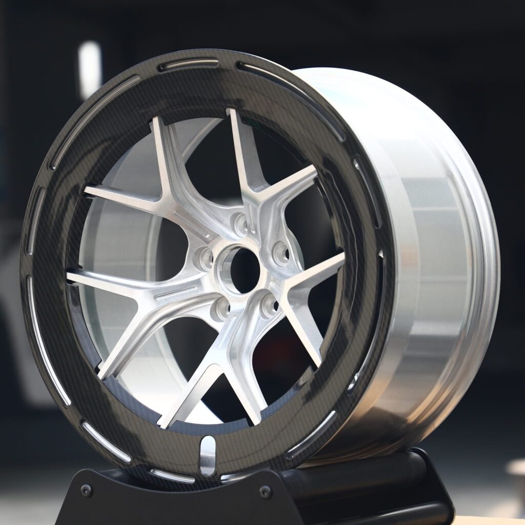 Custom Finish 5 Y-Spoke Carbon Fibre Forged Wheels - Porsche 911 / BMW M3 Fitment (5-Lug) view 2