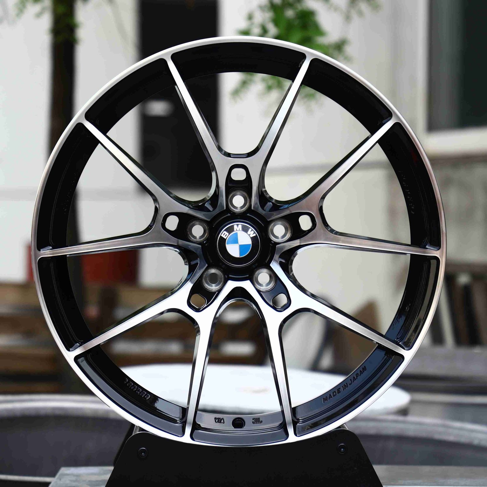 BMW M3 G80 wheels – Custom Finish 5 Y-Spoke Machined Face (BMW OEM-Style), front view
