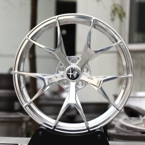 Alfa Romeo Giulia / Stelvio Forged Wheels – Custom Finish 5 Y-Spoke Mirror Polished