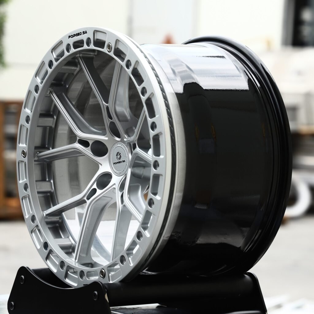 6x139.7 wheels – Custom Finish 5 Y-Spoke Racing, side view