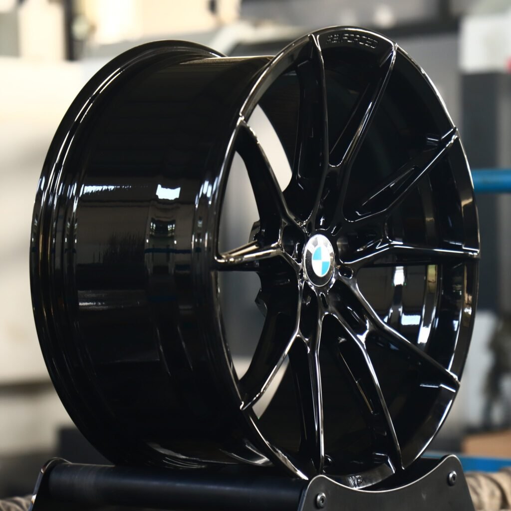 5x130 wheels – Custom Finish 5 Y-Spoke Side-Milled Mirror Milled, side view