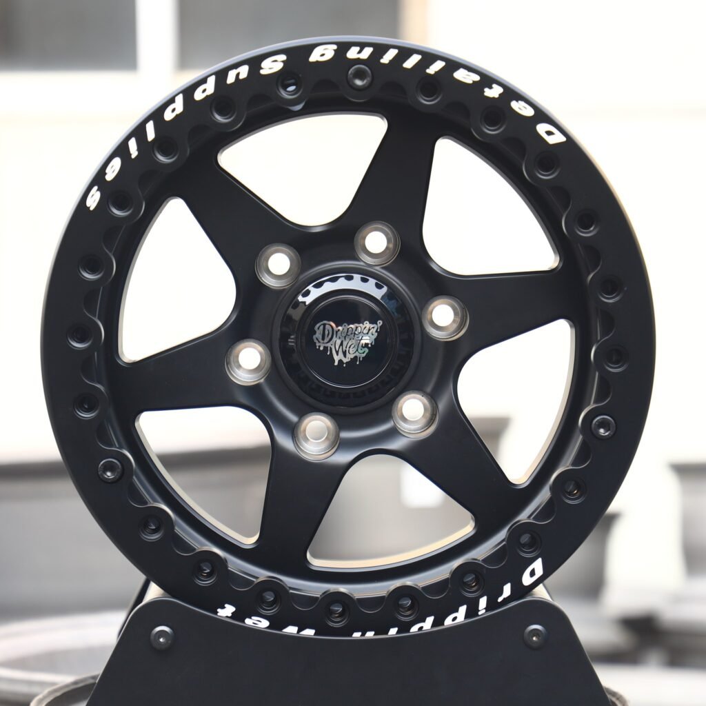 Toyota 4Runner wheels – Custom Finish 6-Spoke Racing, front view