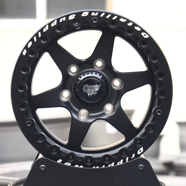 Toyota 4Runner wheels – Custom Finish 6-Spoke Racing, front view