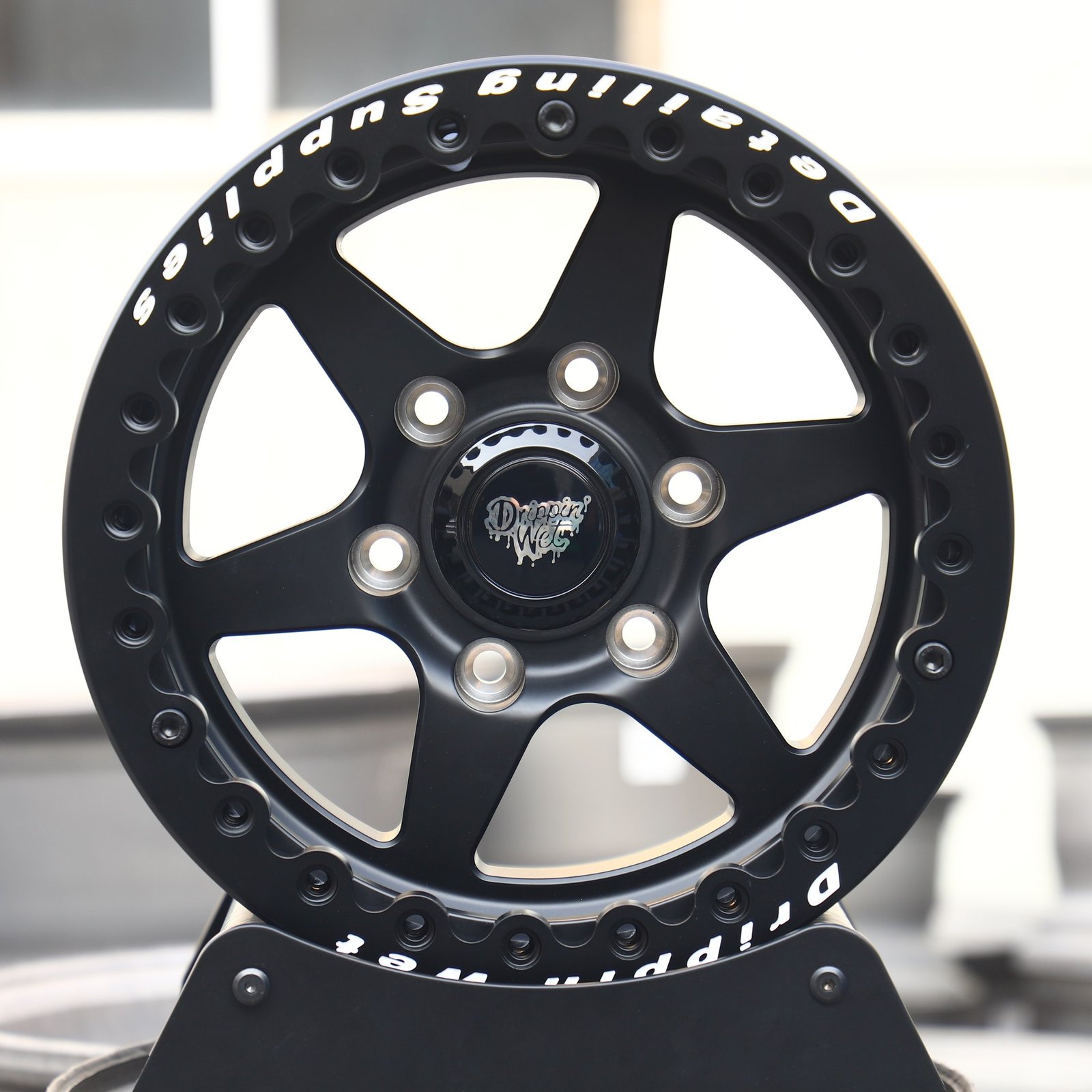 Toyota 4Runner wheels – Custom Finish 6-Spoke Racing, front view