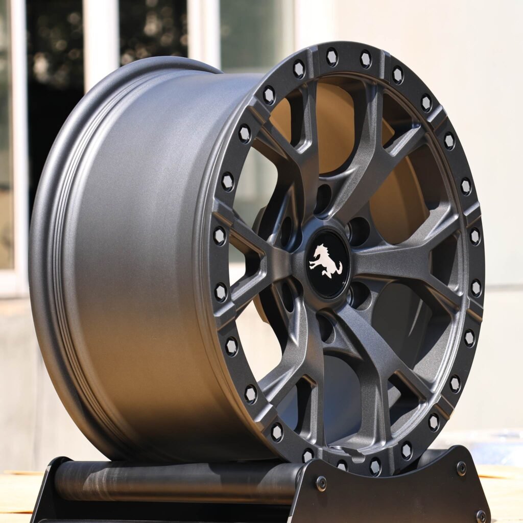 Chevrolet Silverado 1500 wheels – Custom Finish 6 Y-Spoke Exposed Bolt Detail, lip and barrel detail