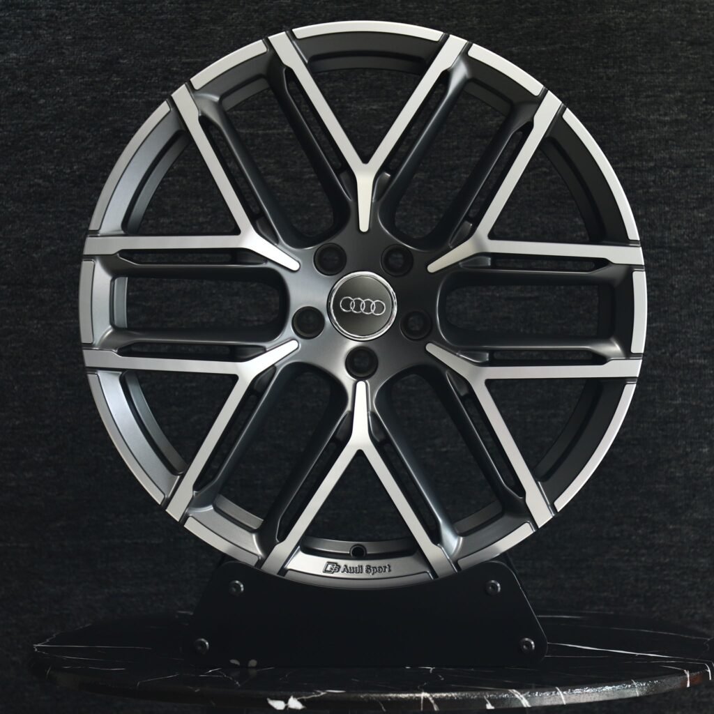 BMW 3 Series F30 wheels – Custom Finish 6 Y-Spoke Machined Face, front view