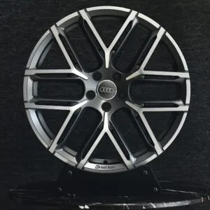 Audi OEM-Style Black / Machined 6 Y-Spoke Machined Face Forged Wheels – Audi A4 B9 / A6 C8 Fitment (5-Lug)