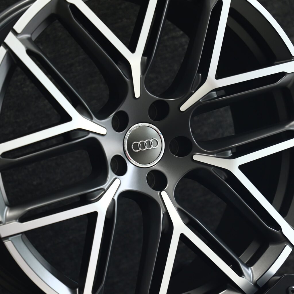 Audi A6 C8 wheels – Custom Finish 6 Y-Spoke Machined Face, lip and barrel detail