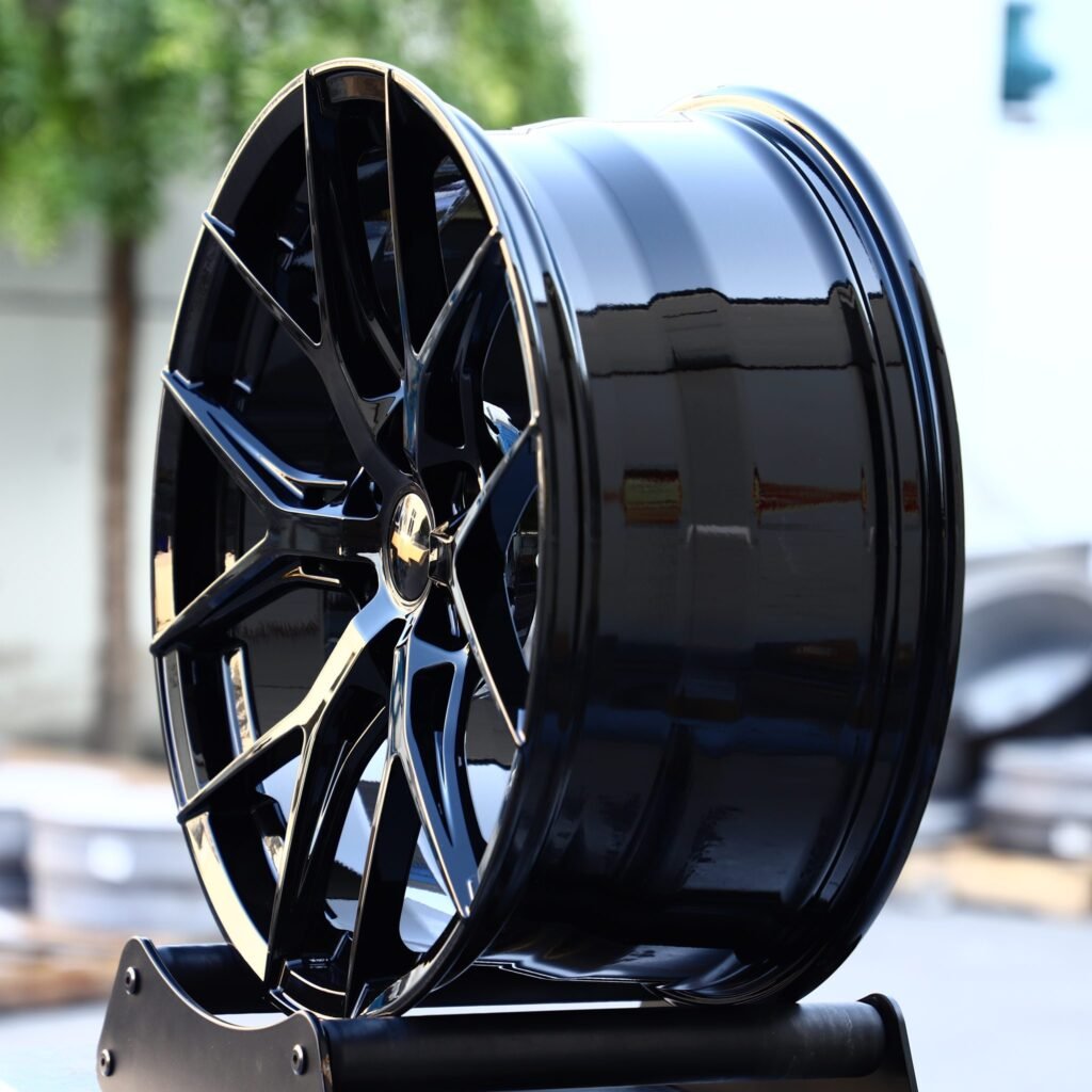 6x139.7 wheels – Custom Finish 6 Y-Spoke Side-Milled Mirror Milled (Chevrolet OEM-Style), side view