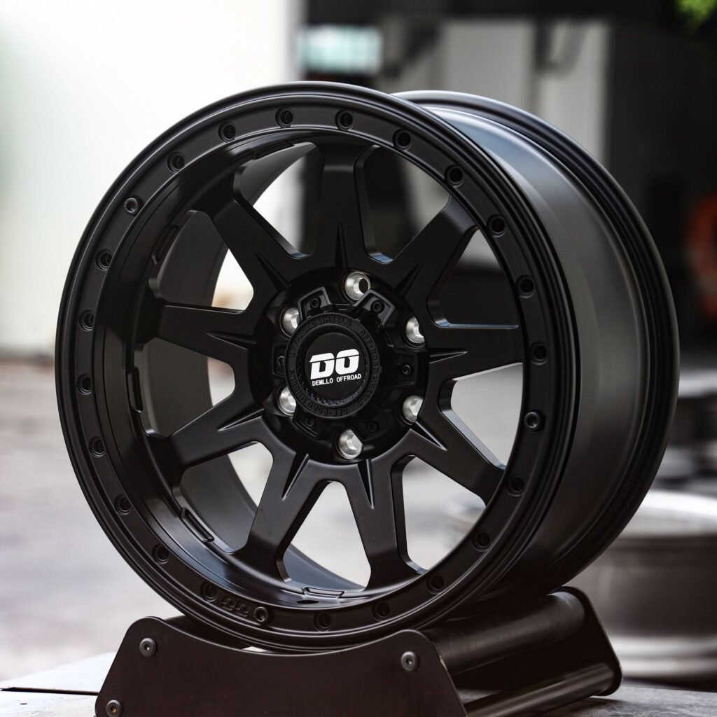 Toyota 4Runner wheels – Custom Finish 9-Spoke Deep Lip, front view
