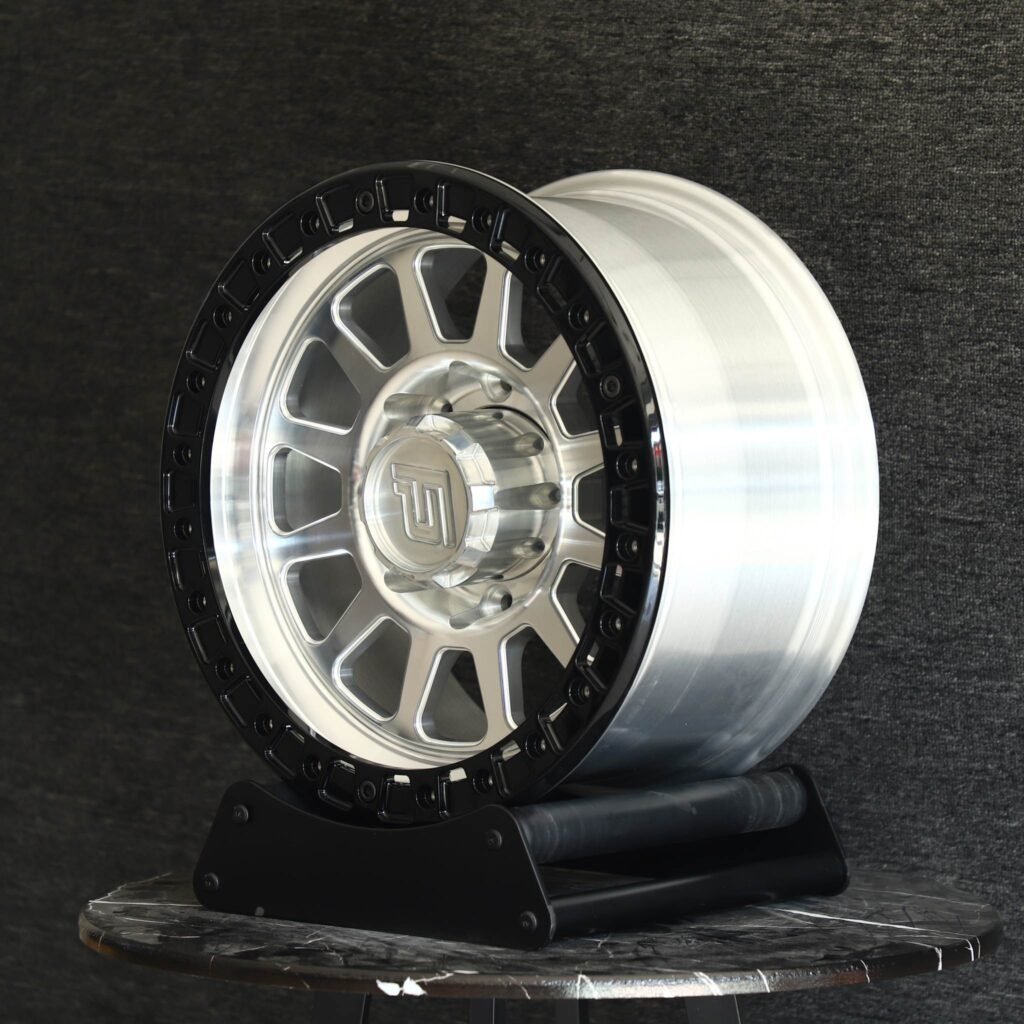 Custom Finish Beadlock Forged Wheels - Ram 2500 / Chevrolet Silverado 2500HD Fitment (8-Lug) view 3