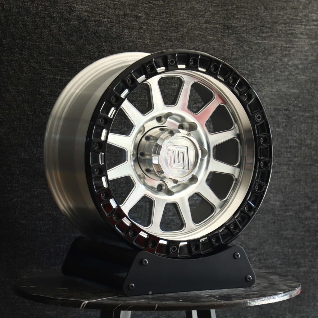 Custom Finish Beadlock Forged Wheels - Ram 2500 / Chevrolet Silverado 2500HD Fitment (8-Lug) view 4