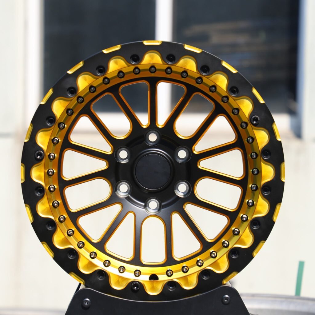 Toyota 4Runner wheels – Custom Finish, front view
