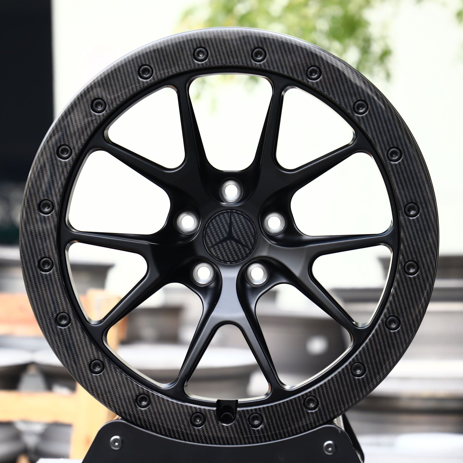 Mercedes-Benz G-Class wheels – Custom Finish Carbon Fibre, front view