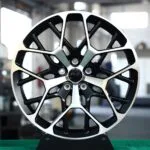 Jeep Wrangler / Grand Cherokee Forged Wheels – Black / Machined Cross-Spoke Machined Face