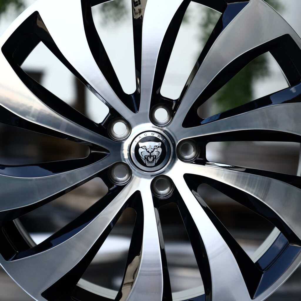 Audi A4 B9 wheels – Custom Finish Directional Machined Face, lip and barrel detail