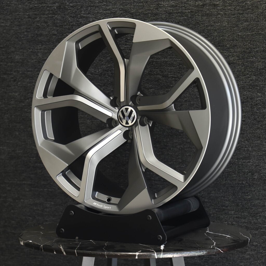 Toyota GR Supra wheels – Custom Finish Directional Milled Machined Face, lip and barrel detail