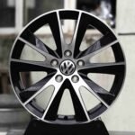Volkswagen OEM-Style Black / Machined 5 Twin-Spoke Forged Wheels – Volkswagen Golf / Passat Fitment (5-Lug)