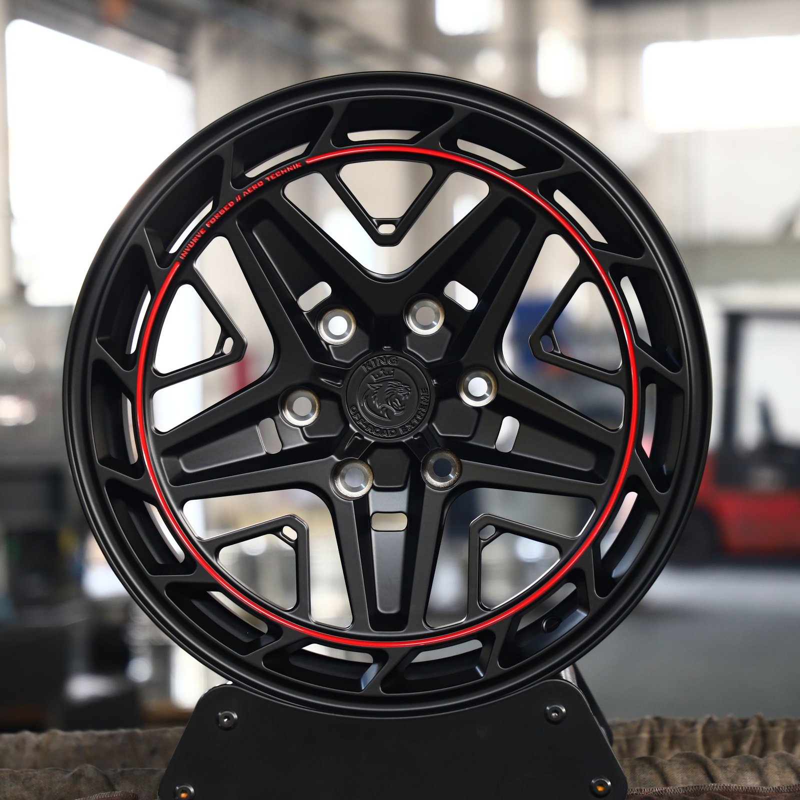 Ford F-150 wheels – Double-Ring Bi-Directional Milled Mirror Milled, front view