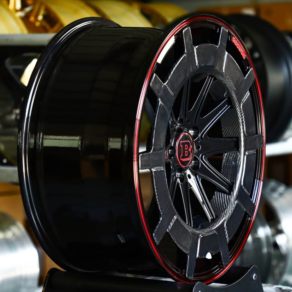 Custom Finish Double-Ring Carbon Fibre Forged Wheels - Mercedes-Benz E-Class / Mercedes-Benz S-Class Fitment (5-Lug) view 3