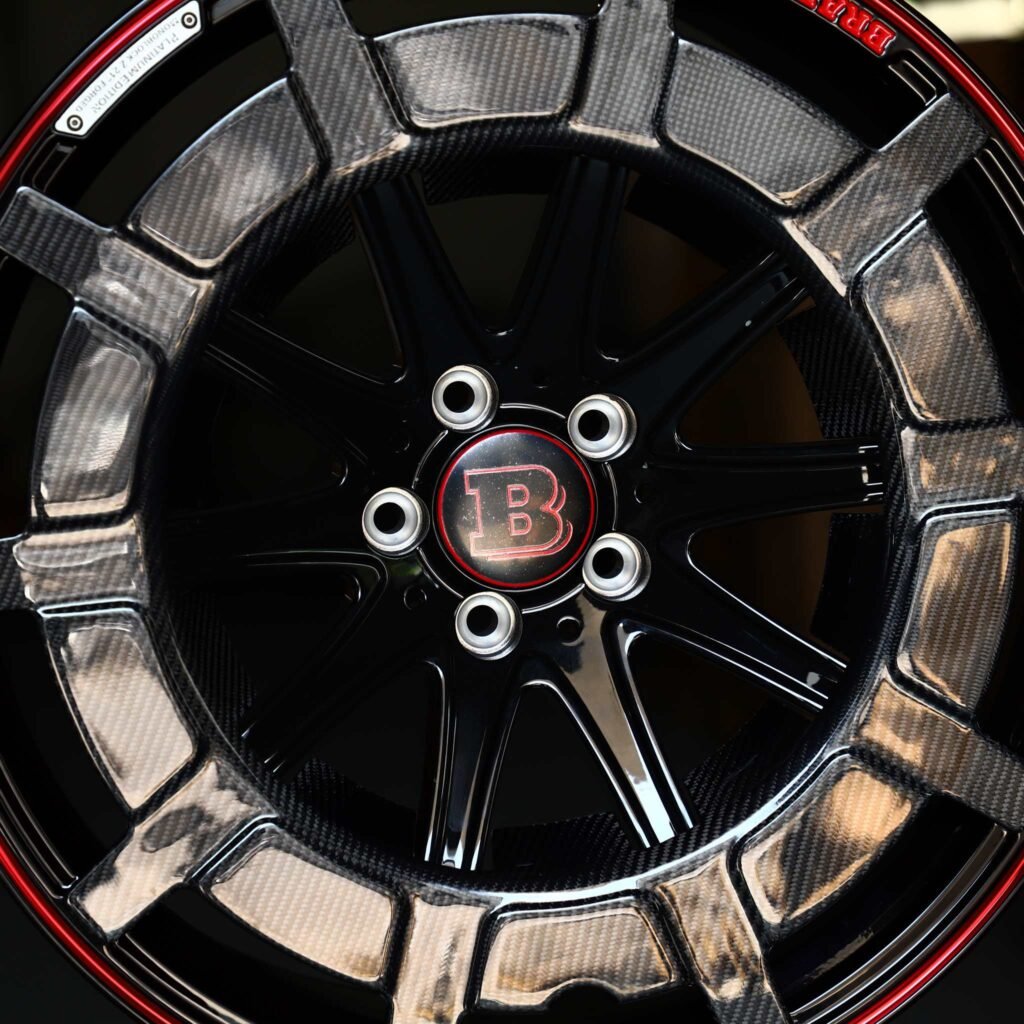 Custom Finish Double-Ring Carbon Fibre Forged Wheels - Mercedes-Benz E-Class / Mercedes-Benz S-Class Fitment (5-Lug) view 4