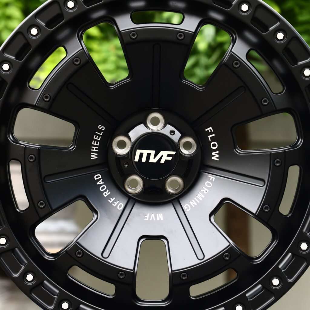 6x139.7 wheels – Custom Finish Exposed Bolt Detail, side view