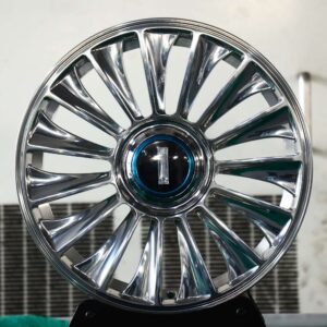 BMW X3 Forged Wheels – Chrome Fan Spoke Directional Milled Mirror Polished