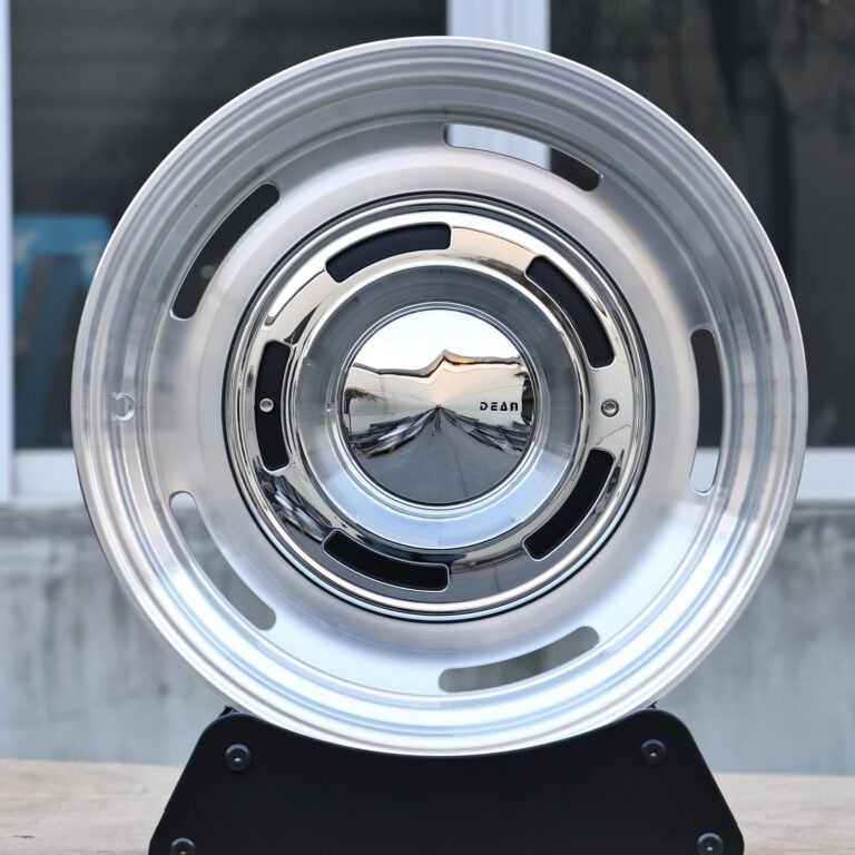 Audi A6 wheels – Custom Finish Full-Face Deep Lip, front view