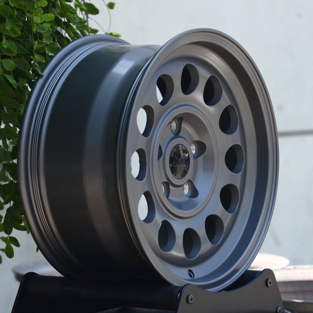 5x112 wheels – Custom Finish Full-Face Deep Lip, side view
