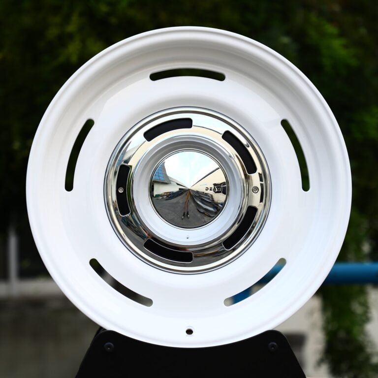 Audi A6 wheels – Custom Finish Full-Face Deep Lip, front view