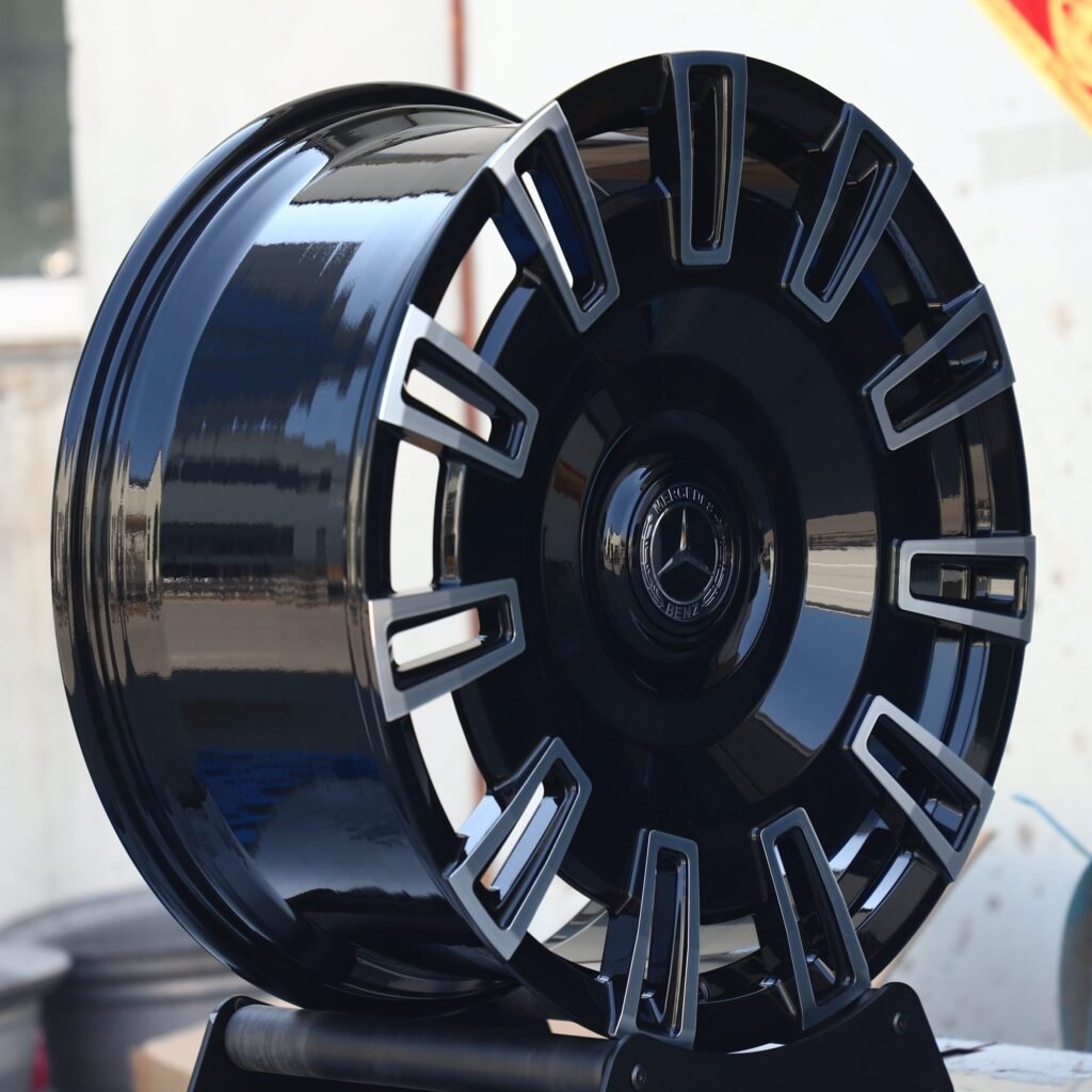 Mercedes-Benz C-Class W206 wheels – Custom Finish Full-Face Machined Face, lip and barrel detail