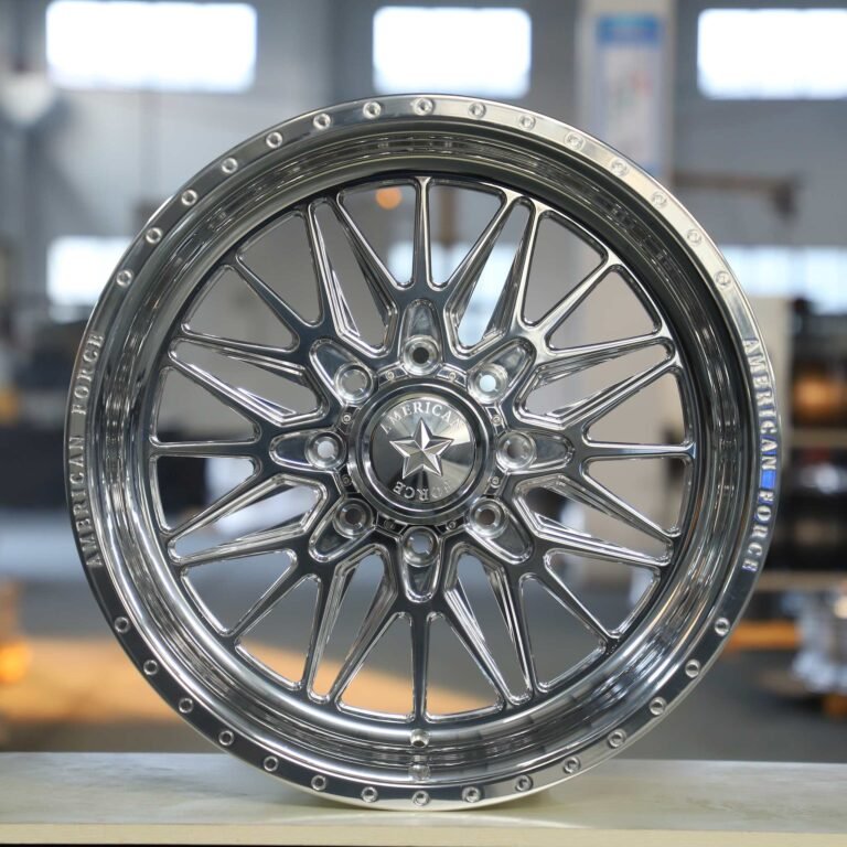 Ram 2500 wheels – Custom Finish H-Type, front view
