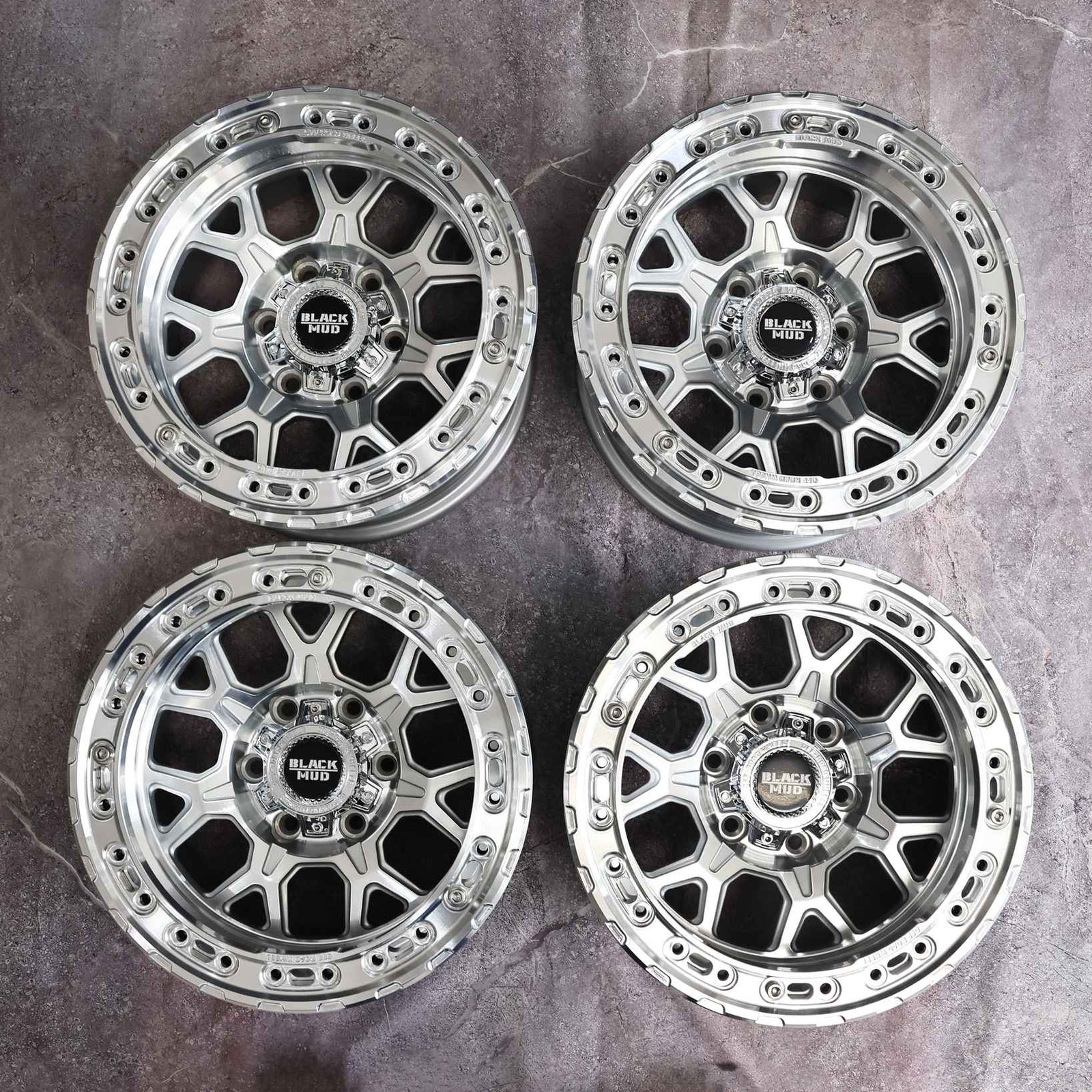 Toyota 4Runner wheels – Custom Finish Machined Face, front view