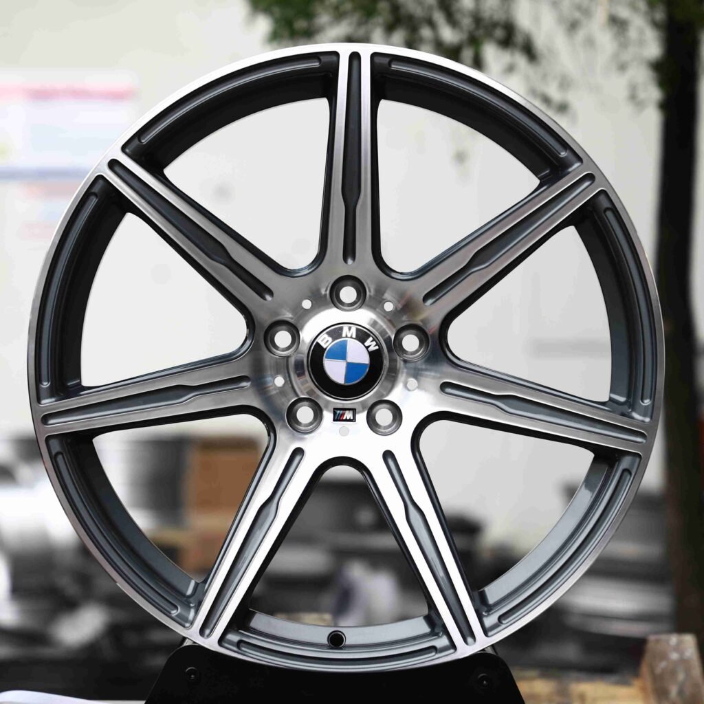 BMW M3 G80 wheels – Custom Finish Machined Face (BMW OEM-Style), front view