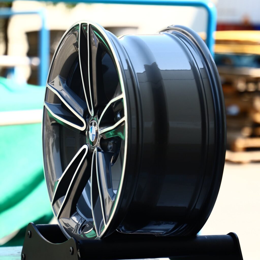 5x120 wheels – Custom Finish Machined Face, side view