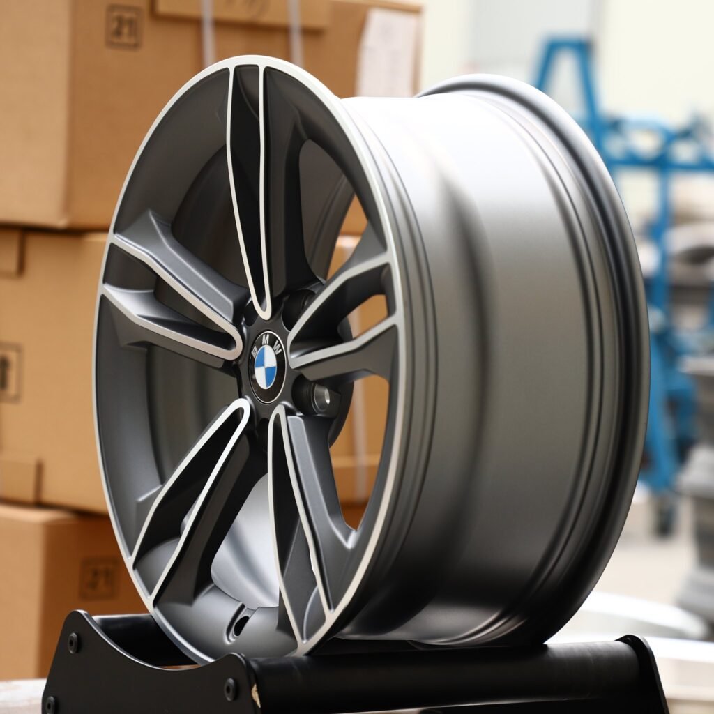 5x120 wheels – Custom Finish Machined Face, side view